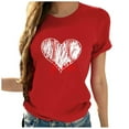thumbnail image 1 of Birdeem Blouse T-Shirt à Manches Courtes Col Rond Imprimé Ample pour Femmes, 1 of 5