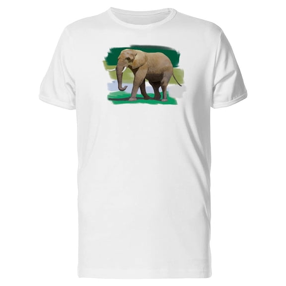 Cute Elephant, Watercolor Tee Men's -Image by Shutterstock