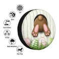 thumbnail image 5 of Balery Brown Bunnytire Cover Waterproof Dust-Proof, Universal Spare Wheel Tire Cover For Trailer, Rv, Suv Truck And Vehicle Camper Accessories-16 Inch, 5 of 9