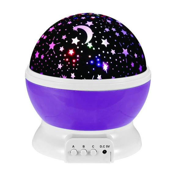 Star Night Light Projector for Bedroom, 360° Rotating Stars nightlight Projector for Kids, Birthday Christmas Gifts Presents for 3 4 5 6 7 8 9 10 Year Old Boy Girl Toys Age 3-10-Purple