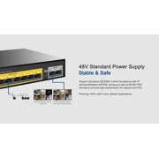 Netis P106C 4 POE+2 Uplink 100M Ethernet POE/ POE+ Switch | POE Budget 65W