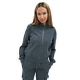 thumbnail image 5 of Fubu Women's Zip Front Warm-Up Scrub Jacket Medical Nursing Uniform, 5 of 6