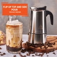Imusa New 6 Cup Stainless Steel Stovetop Espresso Coffeemaker