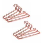 20Pcs Copper Gold Metal Clothes Shirts Hanger with Groove, Heavy Duty Strong Coats Hanger, Suit Hanger Gold