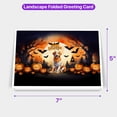 thumbnail image 5 of Mummy Golden Retriever Happy Halloween with Pumpkins Bats Spooky Fun 7x5in Folded Greeting Card Goldens Dog Lover Gifts Idea Single Note Card with Envelope - 00019, 5 of 5