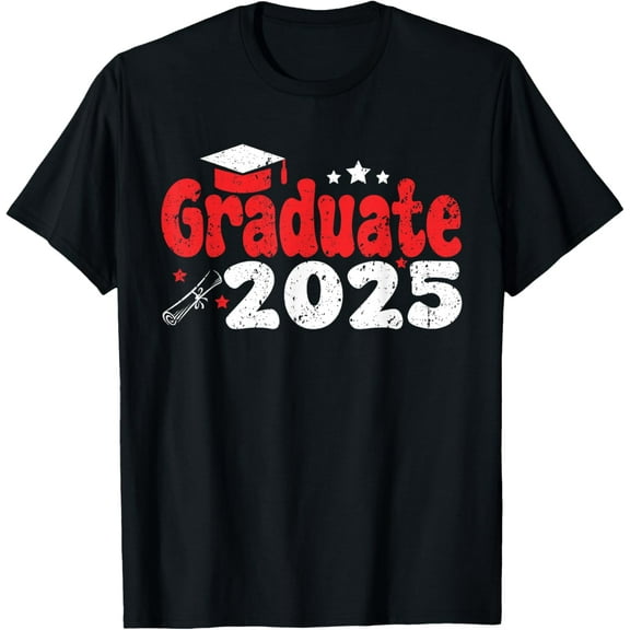 Class Of 2025 Graduate Funny Graduation Vintage T-Shirt