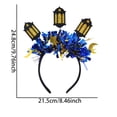thumbnail image 3 of RuiJiao Clearance Middle Festival Decorations Colorful Headbands Holiday Party Decorations Castle Lanterns Decorative Headbands, 3 of 6