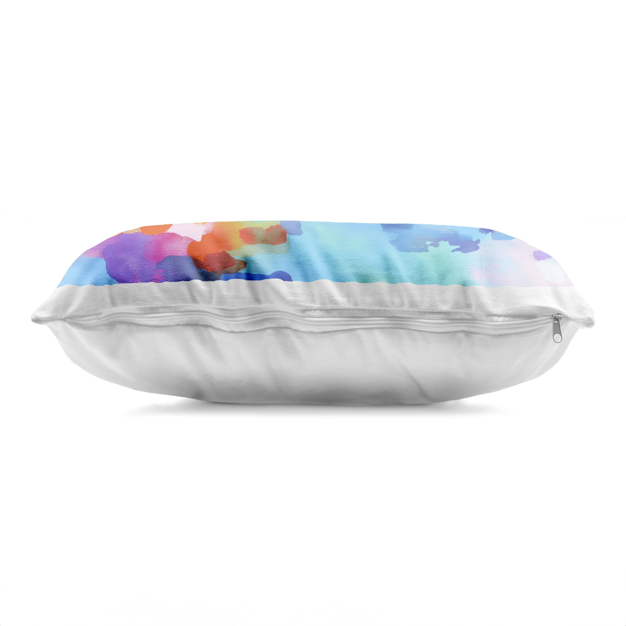 Stupell Industries Coastal Pools Overlay Abstraction Decorative Printed Throw Pillow, design by Chromatic Storm Studio, 14 x 7 x 20