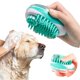 thumbnail image 1 of Cepillo de baño y masaje para mascotas 2 en 1, dispensador de champú para el cuidado de mascotas, cerdas de silicona suave para quitar el pelo suelto, 1 of 5