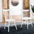 thumbnail image 4 of SAFAVIEH Parker Solid 17 in. H Spindle Dining Chair, White, Set of 2, 4 of 12