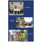 General Jim's Toys & Bricks Modular Police Station & Donut Shop, Building Blocks – 3,111 Pieces
