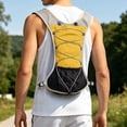 thumbnail image 2 of Fgnfyis Womens Backpack Multifunctional Outdoor Running Pack Lightweight Vest Breathable Mesh Reflective Secure Storage Men Hiking Backpack Men Gold, 2 of 7