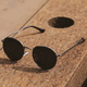 thumbnail image 2 of Gafas de sol polarizadas vintage Gafas cruzadas Gafas de sol de gran venta Gafas explosivas con montura redonda, 2 of 4