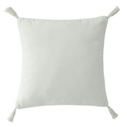 My Texas House Sutton Cotton Tufted Throw Pillow, 20 in x 20 in, Coconut Milk