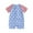 Blue, variant on Elippeo Boys 4th of July Swimwear 6 12 18 24 Months 3 Years Star Stripe Print Zipper Short Sleeve Rash Guard Swimsuit Beachwear Bathing Suit