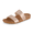 Champagne, variant on Josie Womens Sandals – Slip On Two Strap Slides Comfort Flip Flops Beach Sandals for Women