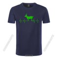 thumbnail image 1 of Camiseta Goat Heartbeat 2022 Camiseta Goat Lover Country Chicken Goat Camiseta clásica de verano con cuello redondo para hombre de algodón puro, 1 of 5