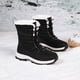 thumbnail image 5 of Zapatos de mujer zapatos de algodón, botas de exterior de tubo medio alto para nieve, esquí, zapatillas para correr, botas vaqueras, 5 of 8