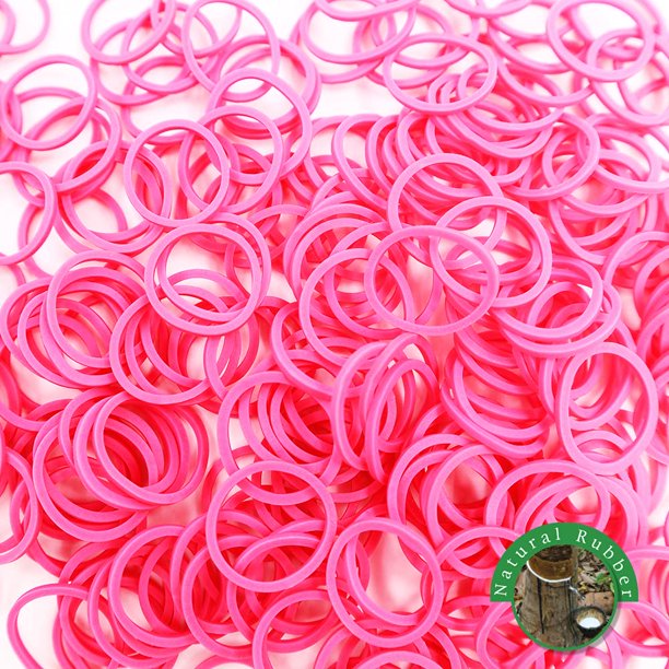 Beauty Town 1000 Piezas Bandas de Goma Bandas para el Cabello Accesorios para el Cabello Elásticos Suaves Trenzas Mini Lazos para el Cabello Lazos Elásticos para el Cabello Sin Daño Bandas de Goma par