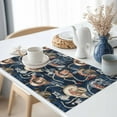thumbnail image 3 of Western Farmhouse Placemats Set of 4, Vintage Cowboy Hat Table Mats Washable Heat-Resistant Non-Slip Place Mats for Kitchen Dinner Table Indoor Outdoor Decor,13x19 Inch Bule, 3 of 9