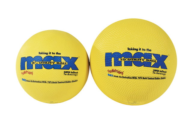 7 Inches Sportime Super-Safe Rubber Playground Ball Yellow