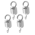 thumbnail image 4 of ETHZZLE 4 Pcs Chaise Hamac Balançoire Ressort Métal Robuste Argent pour Activités de Plein Air, 4 of 8