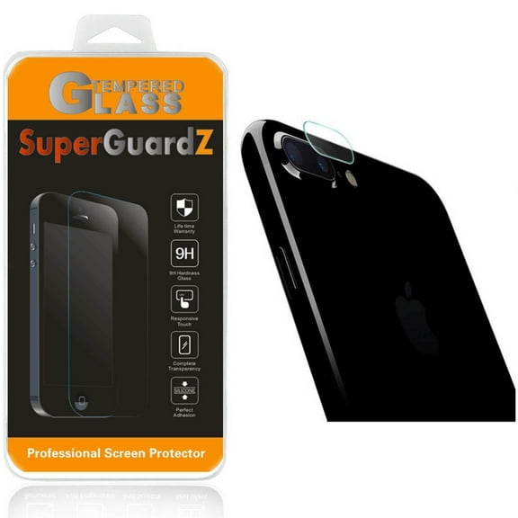 [2-Pack] For Back Camera Of iPhone 8 Plus / iPhone 7 Plus - SuperGuardZ Tempered Glass Screen Protector, Anti-Scratch, 9H Hardness, Anti-Bubble, Anti-Shock