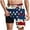 Blue^2, variant on Jjayotai Mens George Shorts, Men's Independence Day Printed Shorts, Beach Shorts Lined Shorts with Compression Liner Pocket Elastic Waist Drawstring