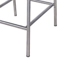 thumbnail image 4 of Home Square Bar Stool with Bungee Cord Seat in Black and Silver - Set of 2, 4 of 7