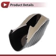 thumbnail image 4 of Cubierta de pomo de cambio antideslizante para Ford Fusion 2013-2016 Negro Beige Cuero Sintético, 4 of 6