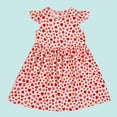 thumbnail image 5 of Aline Floral Dress Girls Ruffle Sleeve Casual Cute Summer Dresses Cotton Going Out Trendy Outfits Red, 16 Years, 5 of 5