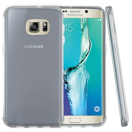 Samsung Galaxy S6 Edge Plus Case, [Standard Clear] Slim & Flexible Anti-shock Crystal Silicone Protective TPU Gel Skin Case