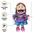 thumbnail image 3 of Silly Puppets 14" Amy, Peach Girl, Hand Puppet, Glove-style, Great for Children, 3 of 5