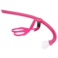 thumbnail image 4 of Tuba Frontal Sec pour Natation Libre - Embout en Silicone de Qualité Alimentaire Rouge, Boucle Antidérapante, Bandeau Réglable, Tube Conique à Faible Résistance, Idéal pour la Plongée et l'Équilibre en Natation des Débutants, 4 of 6