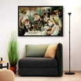 thumbnail image 2 of IDEA4WALL Framed Canvas Wall Art for Living Room, Bedroom La Grenouillere by Pierre-Auguste Renoir Canvas Prints for Modern Home Decoration Ready to Hang, 2 of 4