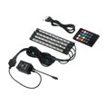 thumbnail image 3 of Riwesomey Tira de luces LED para coche, lámpara de cadena, atmósfera, resistente al agua, tira de luces LED, Control remoto, lámpara 5050 9LED Bombillas para automóviles Riwesomey VI000785-00, 3 of 6