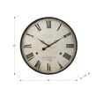 thumbnail image 4 of Clocks - 20" Round - Wall Clock - Antique Brown - Transitional, 4 of 6