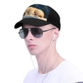 thumbnail image 4 of Naloa Starry Sky Sleep White Bear Adult adjustable Print Baseball Hat, Patchwork curved brim baseball capfor Men and Women, One Size, 4 of 5