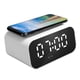 thumbnail image 5 of BT510 Altavoz Bluetooth de carga inalámbrica con pantalla LED Reloj Alarma Banco de energía Blanco, 5 of 8