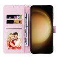 thumbnail image 2 of For Samsung Galaxy S25 S24 Case RFID Blocking Flower Leather Phone Cover - Small Flower, 2 of 5
