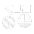 thumbnail image 3 of Mini barbecue rond portable au charbon de bois pour la maison, la cuisine, le barbecue, le pique-nique et le camping, 3 of 4
