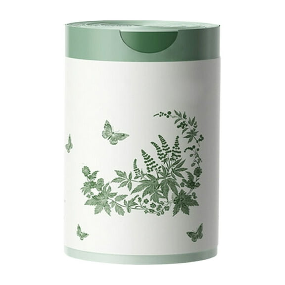 4 Gallon Drawstring Trash Bag 32 Count Mugwort Scented Bathroom Garbage Bags Small Single Sided Print Trash Can Liner for Bathroom, Bedroom, Office