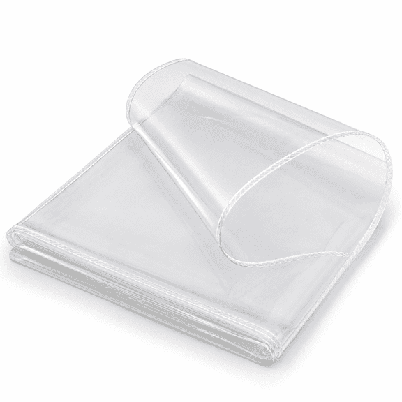 GQCLNBH Clear Plastic Tablecloth Protector, 54 x 72 in Waterproof Vinyl Table Cover, Wipeable Rectangle Table Protector, 1 Pack