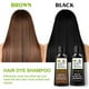 thumbnail image 2 of Black Hair Dye Shampoo For Gray Hair Instant Fast Coloring Shampoo Hair Dye Bubble For Men Women Herbal Darkening Coloring, 2 of 5