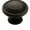 Antique Rust, variant on Amerock Bp1586 Inspirations 1-5/16" Mushroom Cabinet Knob - Wrought Iron Dark