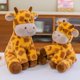 thumbnail image 2 of 2023 Simulation / Cute / Soft / Deer Plush Toy / Sitting Spotted Deer Doll / Children's Birthday GiftWhite50cm Deng Xun unisex, 2 of 2
