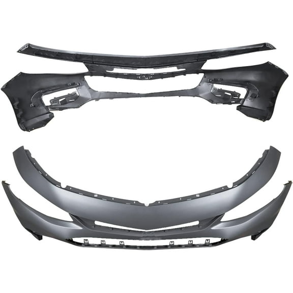 SEBLAFF Front Bumper Cover Primered Fascia Replacement for 2016 2017 2018 Malibu