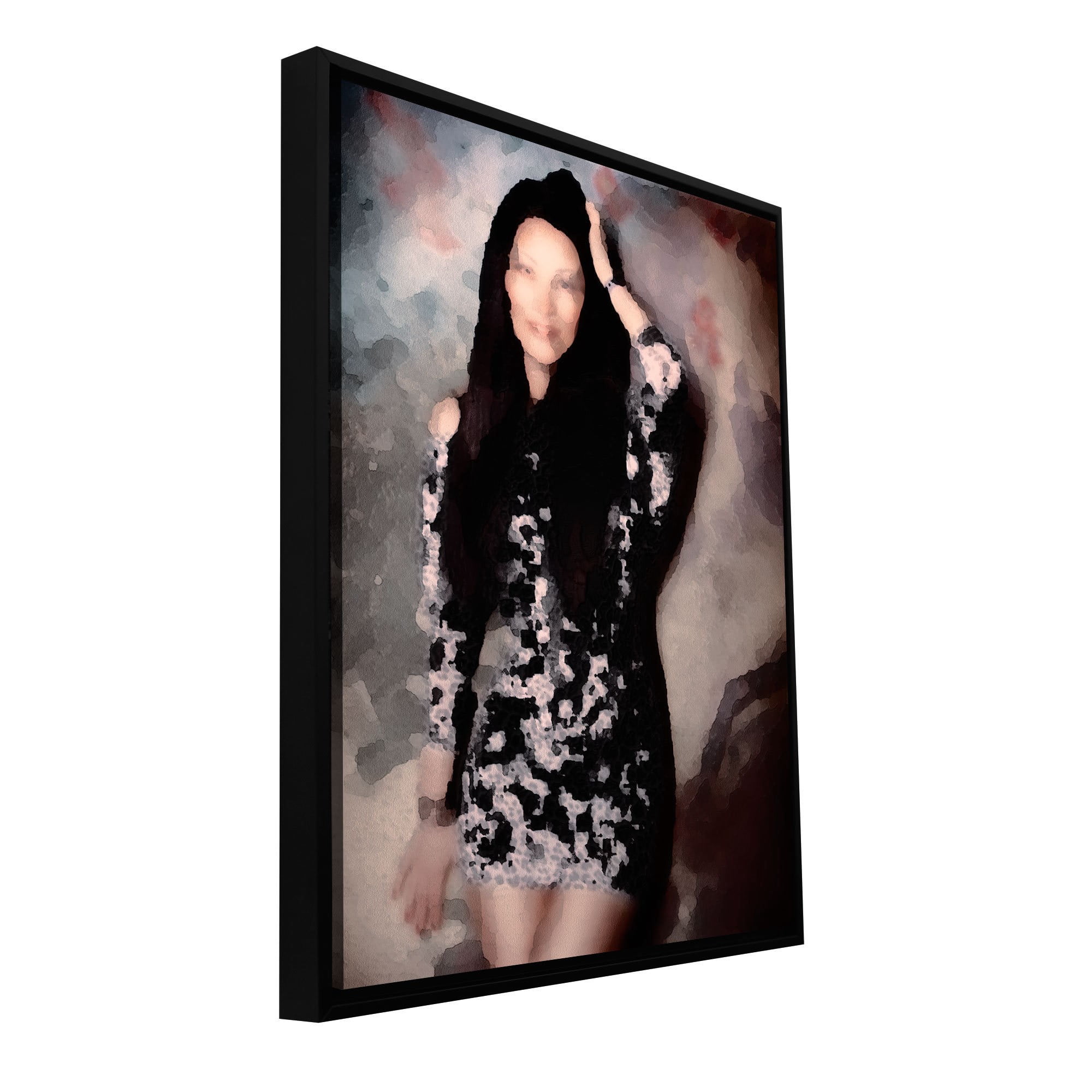 ArtWall Dean Uhlinger "Love's Fading Memory" Floater Framed Gallery-Wrapped Canvas