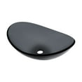 thumbnail image 3 of Novatto BIGIO Glass Vessel Bathroom Sink Set, Chrome, 3 of 7