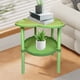 thumbnail image 5 of Mesa Auxiliar de Sofá con Ruedas de 4 Niveles | Mesa de Aperitivos Móvil para Sala de Estar | Mesa de Centro Pequeña con Estantes de Almacenamiento | Negro/Blanco/Verde/Caqui, 5 of 6